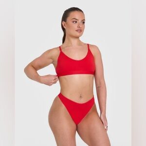 NWT ONER Silhouette Bralette ~ Muscle Mommy Red ~ Medium